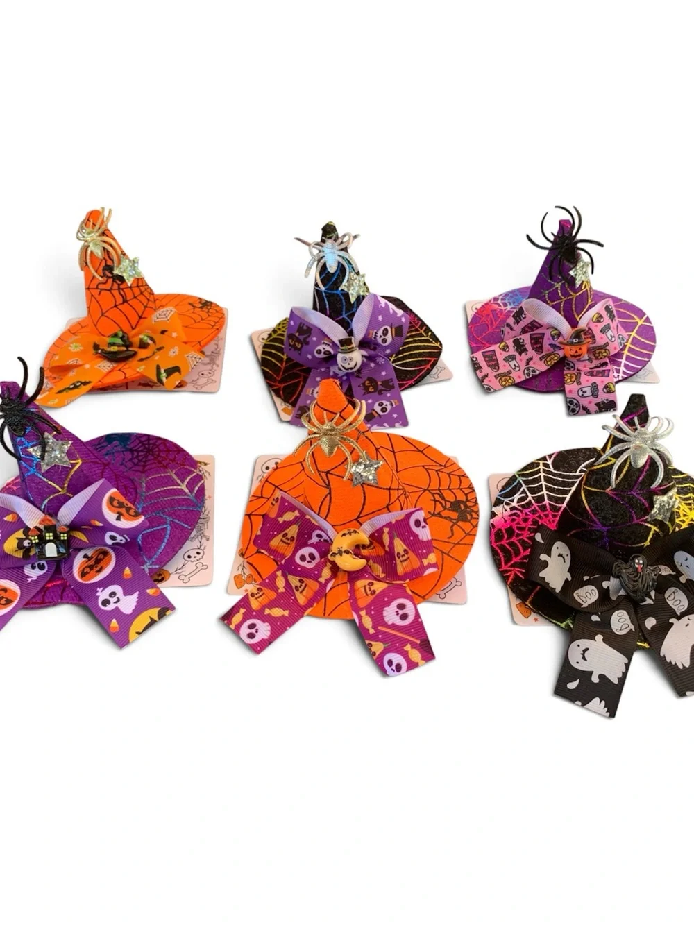 Mini Black Witch Hat Hair Clip Halloween Costume Accessories for Kids